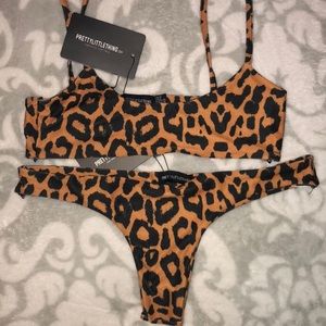 Pretty Little thing Leopard Bikini